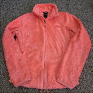 Ladies The North Face Plush Zip Up Jacket Small